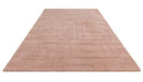 Asiatic maze asiatic blush Pink Living Room Wool Rug.