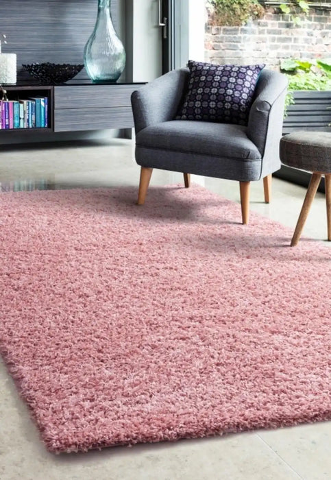 Jazz Shaggy BLUSH PINK Pink Rug — RugsDirect Online