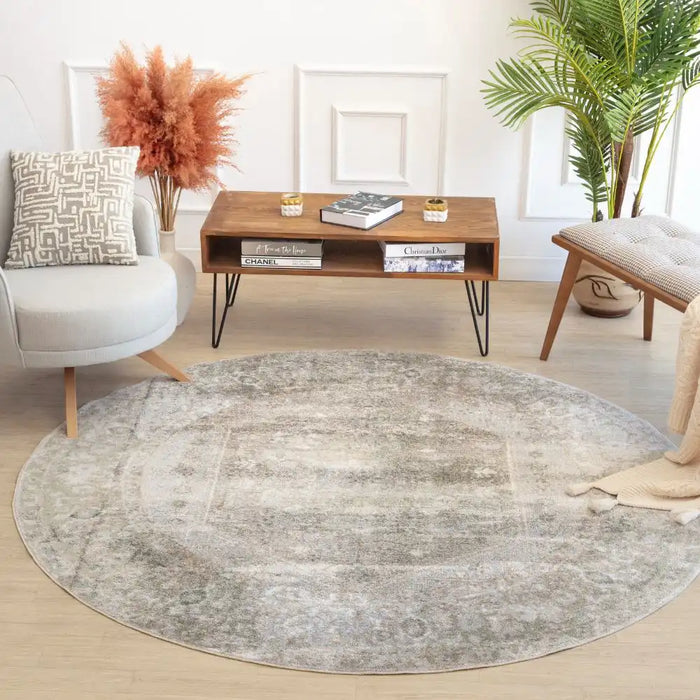 Surya lll boka 2308 beige Beige Living Room Geometric Rug.