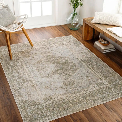 Surya lll boka 2308 beige Beige Living Room Geometric Rug.