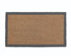 My Mats printed coir border Brown Outdoor  Natural Fibre Rug.