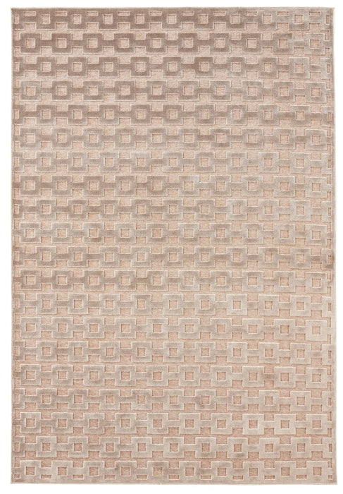 Mint Rugs shine bouton copper Brown Living Room Geometric Rug.