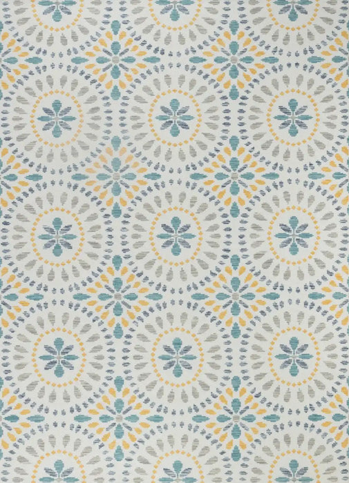 Surya bbd brisa 2306 blue Blue, Multicoloured Living Room  Rug.