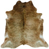 Likewise Matting faux hide brown Brown Living Room  Rug.