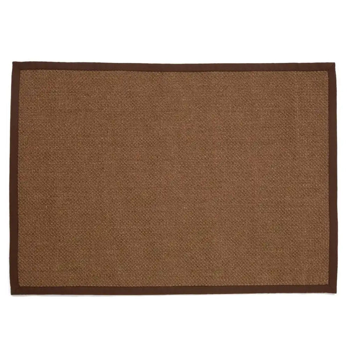 Esselle urmston sisal jute tiger eye brown Beige Living Room Natural Fibre Rug.