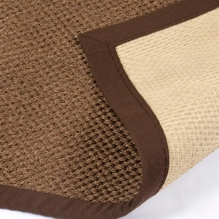 Esselle urmston sisal jute tiger eye brown Beige Living Room Natural Fibre Rug.