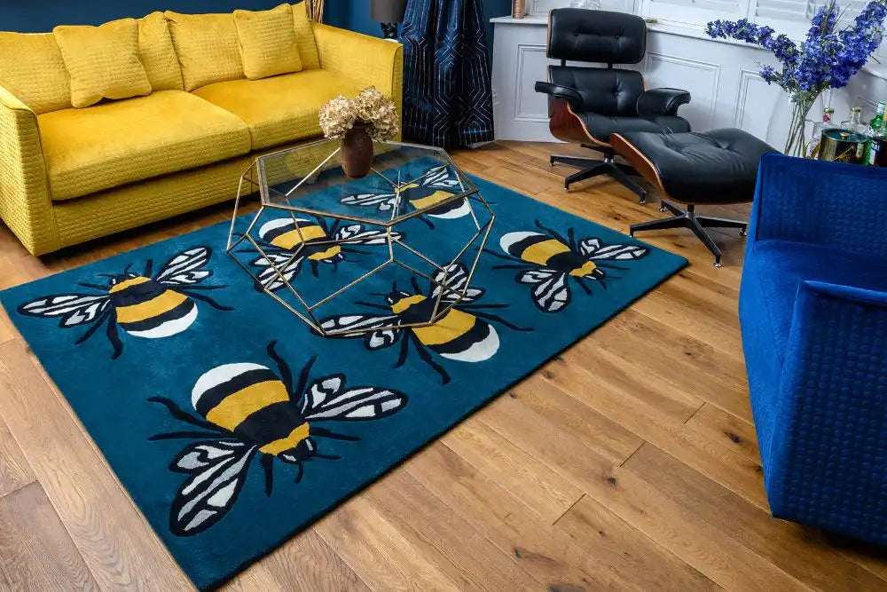 Bee Classroom Rug Natural World Bumble Bee Rugs - Buy Bumble Bee Rugs Online from Rugs ...
