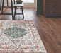 Likewise Matting silk road washable buram Multicoloured Living Room Washable Rug.