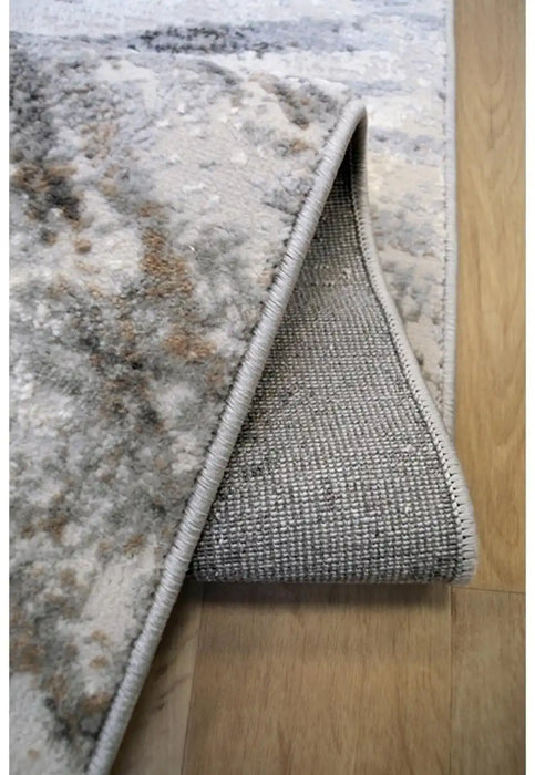 Homemaker abstract melrose burst grey Grey Living Room Geometric Rug.