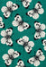 Woven Edge natural world butterfly Green, Ivory, Multicoloured Living Room Wool Rug.