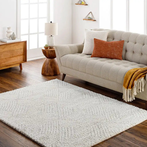 Surya marina calista 2319 beige Beige Living Room Shaggy Rug.