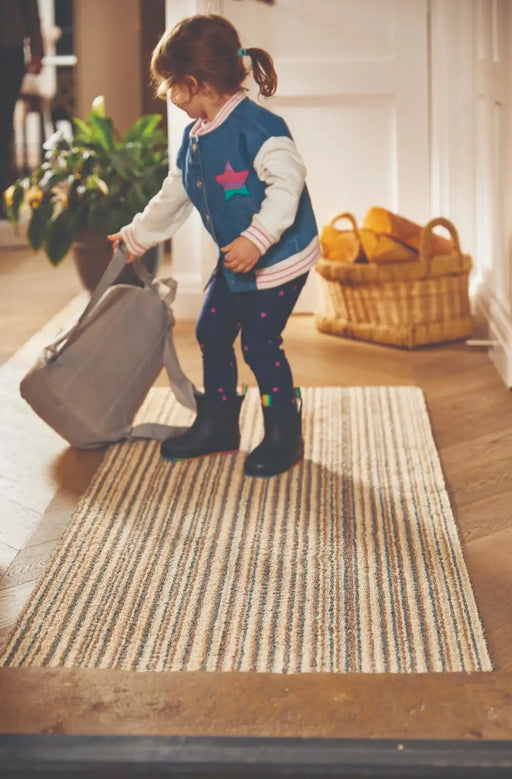 Hug Rug hug rug plains candy earth Beige, Multicoloured Kitchen  Washable Rug.
