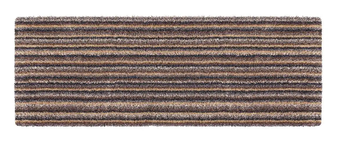 My Mats my mat cotton candy linen Brown, Multicoloured Outdoor  Washable Rug.