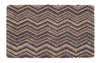 My Mats my mat cotton candy linen zig zag Brown, Multicoloured Outdoor  Washable Rug.