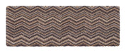My Mats my mat cotton candy linen zig zag Brown, Multicoloured Outdoor  Washable Rug.