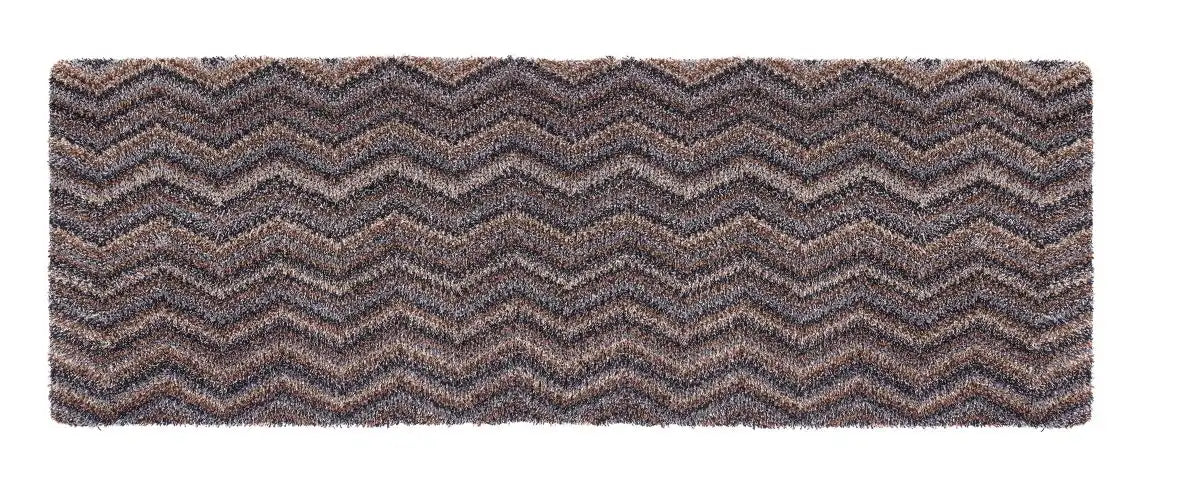 My Mats my mat cotton candy rock zig zag Multicoloured Outdoor  Washable Rug.