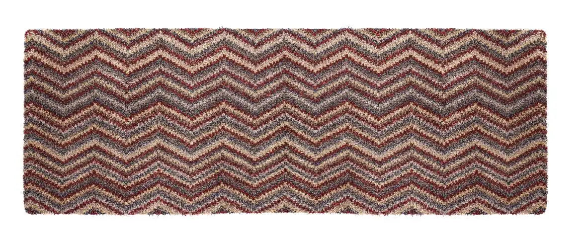 My Mats my mat cotton candy spice zig zag Multicoloured Outdoor  Washable Rug.
