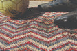 My Mats my mat cotton candy spice zig zag Multicoloured Outdoor  Washable Rug.