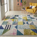 Concept Looms carnaval car101 Multicoloured Living Room Geometric Rug.