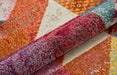 Concept Looms carnaval car102 Multicoloured Living Room Geometric Rug.