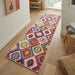 Concept Looms carnaval car106 Multicoloured Living Room Geometric Rug.
