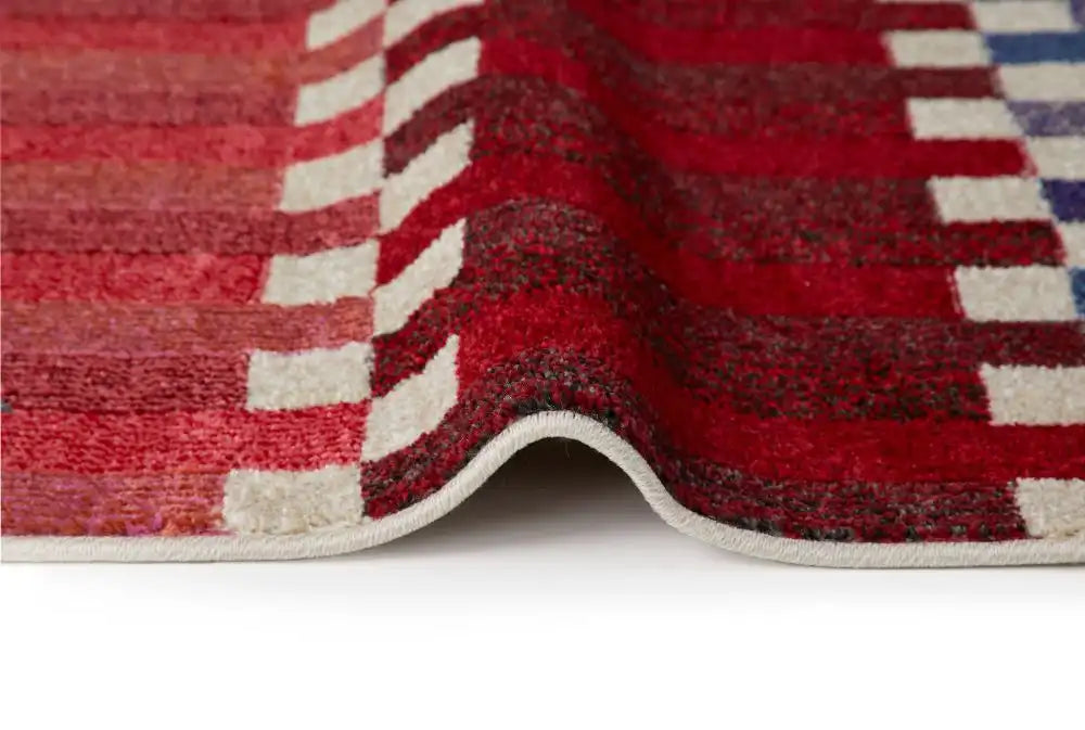 Concept Looms carnaval car108 Multicoloured Living Room Geometric Rug.