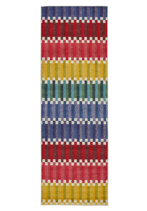 Concept Looms carnaval car108 Multicoloured Living Room Geometric Rug.