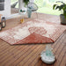 NorthRugs twin supreme cebu cayenne Orange Living Room Striped Rug.