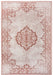 NorthRugs twin supreme cebu cayenne Orange Living Room Striped Rug.