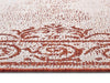 NorthRugs twin supreme cebu cayenne Orange Living Room Striped Rug.
