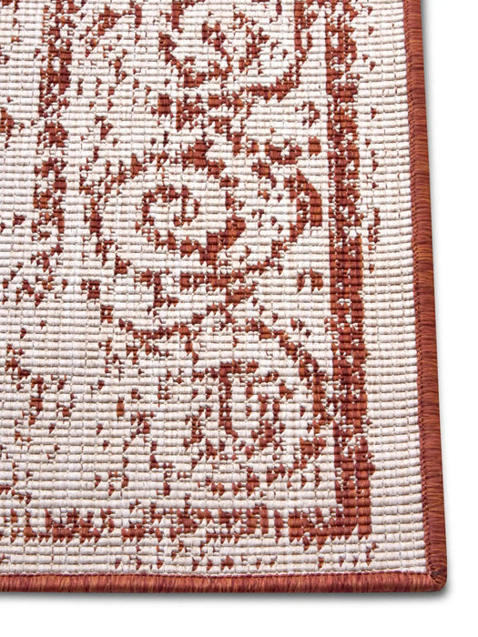 NorthRugs twin supreme cebu cayenne Orange Living Room Striped Rug.