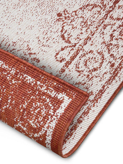 NorthRugs twin supreme cebu cayenne Orange Living Room Striped Rug.