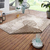 NorthRugs twin supreme cebu linen Brown Living Room Striped Rug.