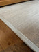 Sisal Rugs boucle sisal celeriac and sandstone border Beige Kitchen  Natural Fibre Rug.