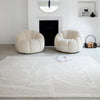 Asiatic loxley chalk Ivory Living Room Wool Rug.