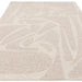Asiatic loxley chalk Ivory Living Room Wool Rug.