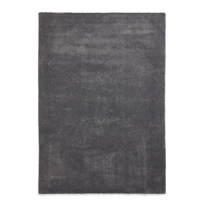Think Rugs cove charcoal Grey Living Room Shaggy Rug.