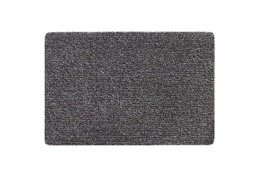 My Mats my mat cotton charcoal Grey Outdoor  Washable Rug.
