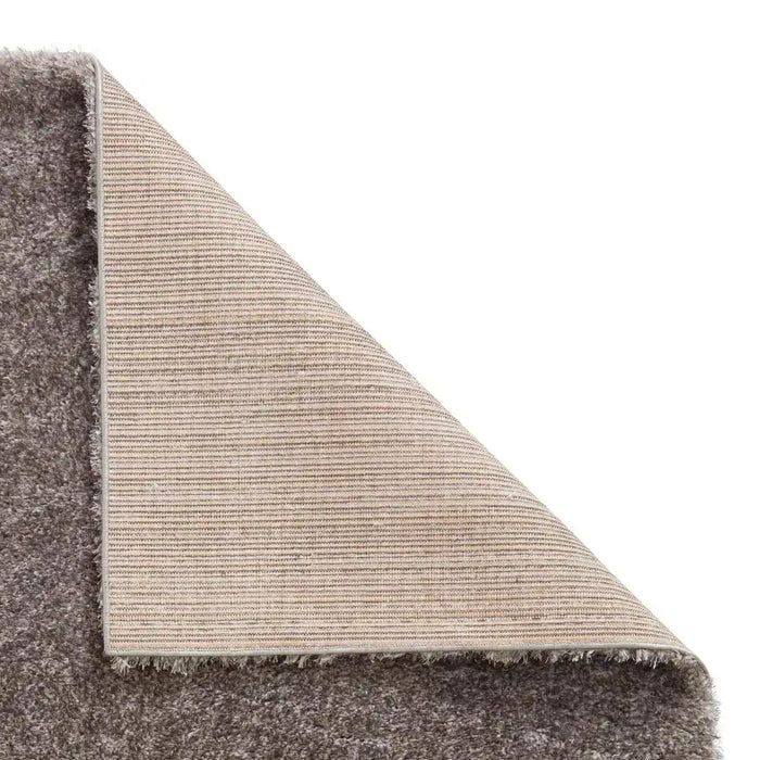 Think Rugs lux shaggy charcoal Grey Living Room Shaggy Rug.