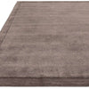 Asiatic rise charcoal Grey Living Room Wool Rug.