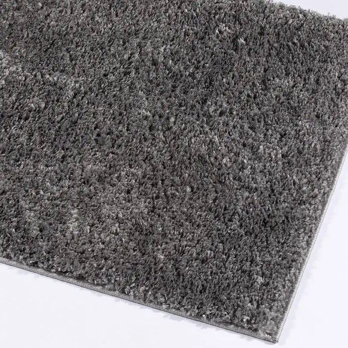 Esselle larissa shaggy washable charcoal Grey Living Room Shaggy Rug.