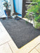My Mats my mat cotton charcoal Grey Outdoor  Washable Rug.