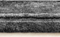 Origins frame charcoal Grey Living Room Geometric Rug.