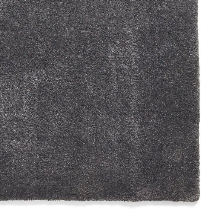 Think Rugs cove charcoal Grey Living Room Shaggy Rug.