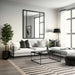 Asiatic valley charcoal ivory build Grey, Ivory Living Room Geometric Rug.
