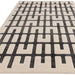Asiatic valley charcoal ivory junction Grey, Ivory Living Room Geometric Rug.