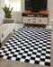  snug melrose checks mono    Rug.