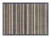 Turtle Mat turtle designs chestnut stripe Multicoloured Kitchen  Washable Rug.
