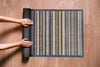 Turtle Mat turtle designs chestnut stripe Multicoloured Kitchen  Washable Rug.