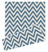 Likewise Matting duo weave indoor outdoor chevron ocean Blue Outdoor  Flat Weave Rug.